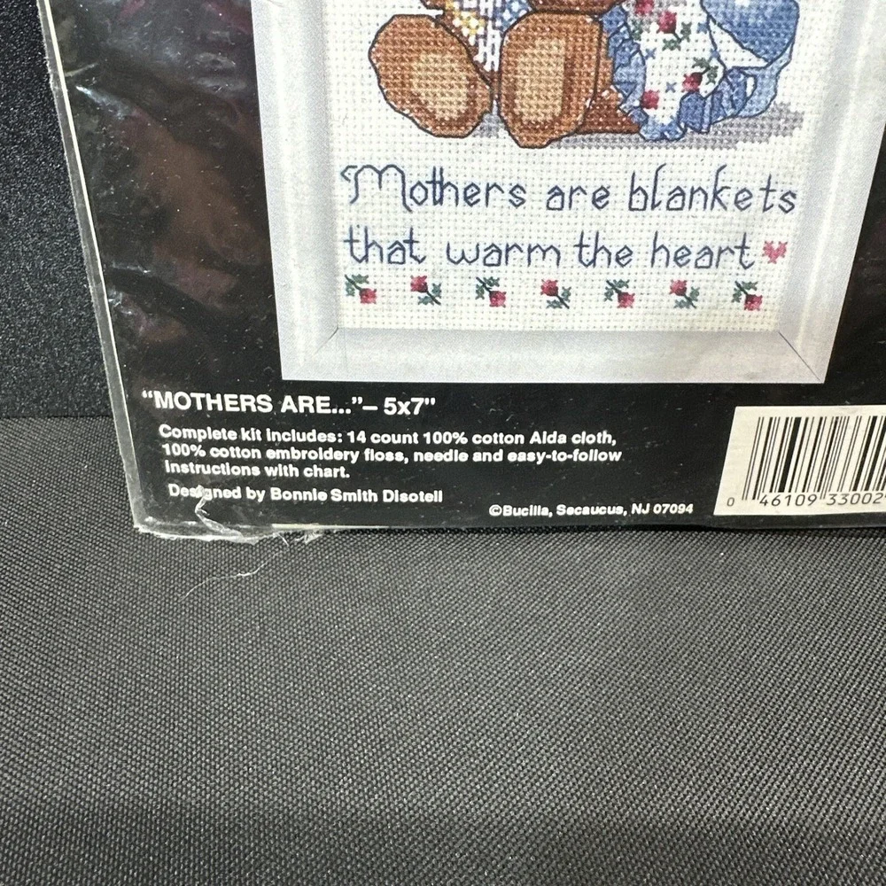 Lot of 4 Cross Stitch Kits Sports, Cactus , Christmas , Mothers are And Bear